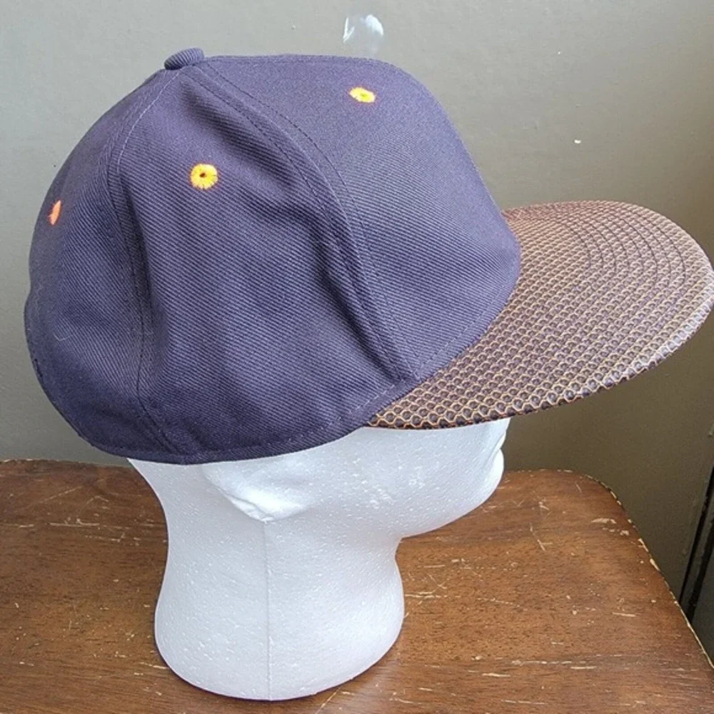 Nike True LeBron Instinct Snapback Hat Double Helix Purple Orange Flat‎ Bill